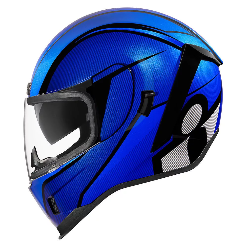 Icon Airform Conflux синий мотошлем