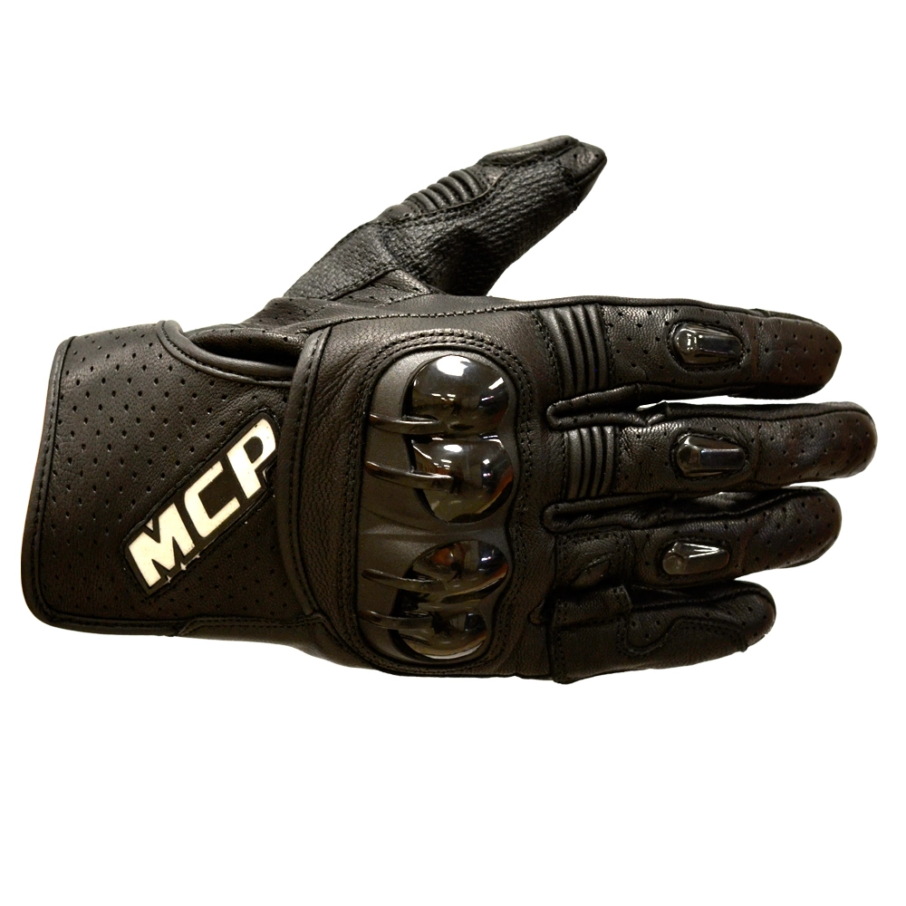 MCP Spyder мотоперчатки кожаные черные